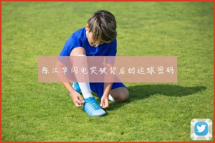 陈江华闪电突破背后的运球密码